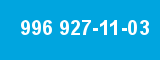 996 927-11-03